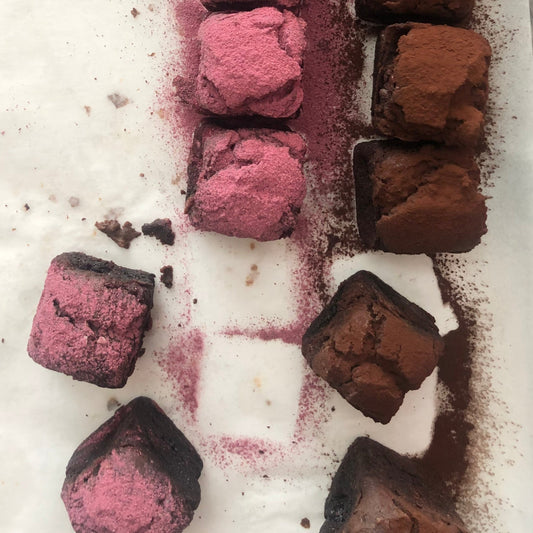 p'tit chocolate mochi cakes