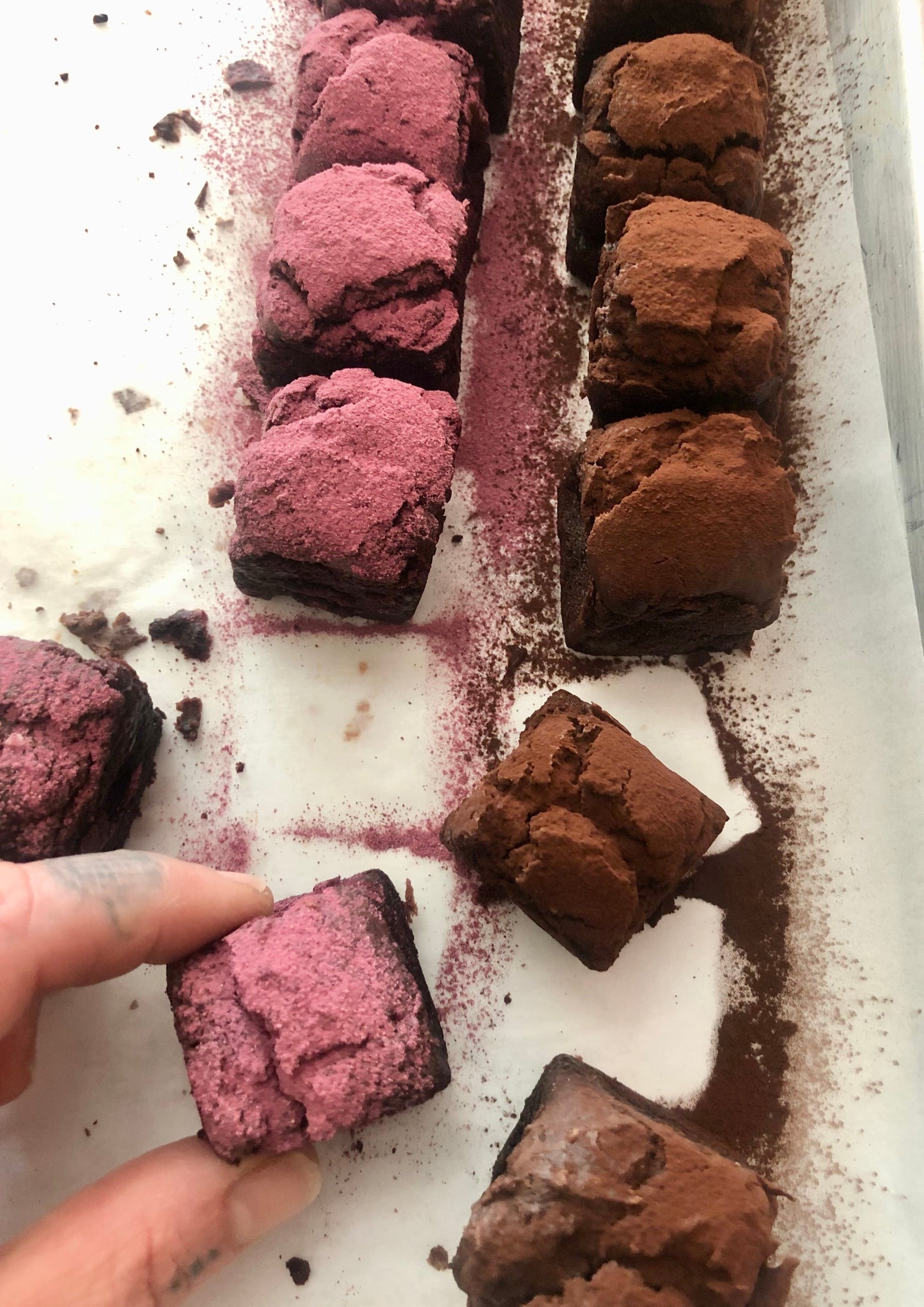 p'tits cakes mochi au chocolat