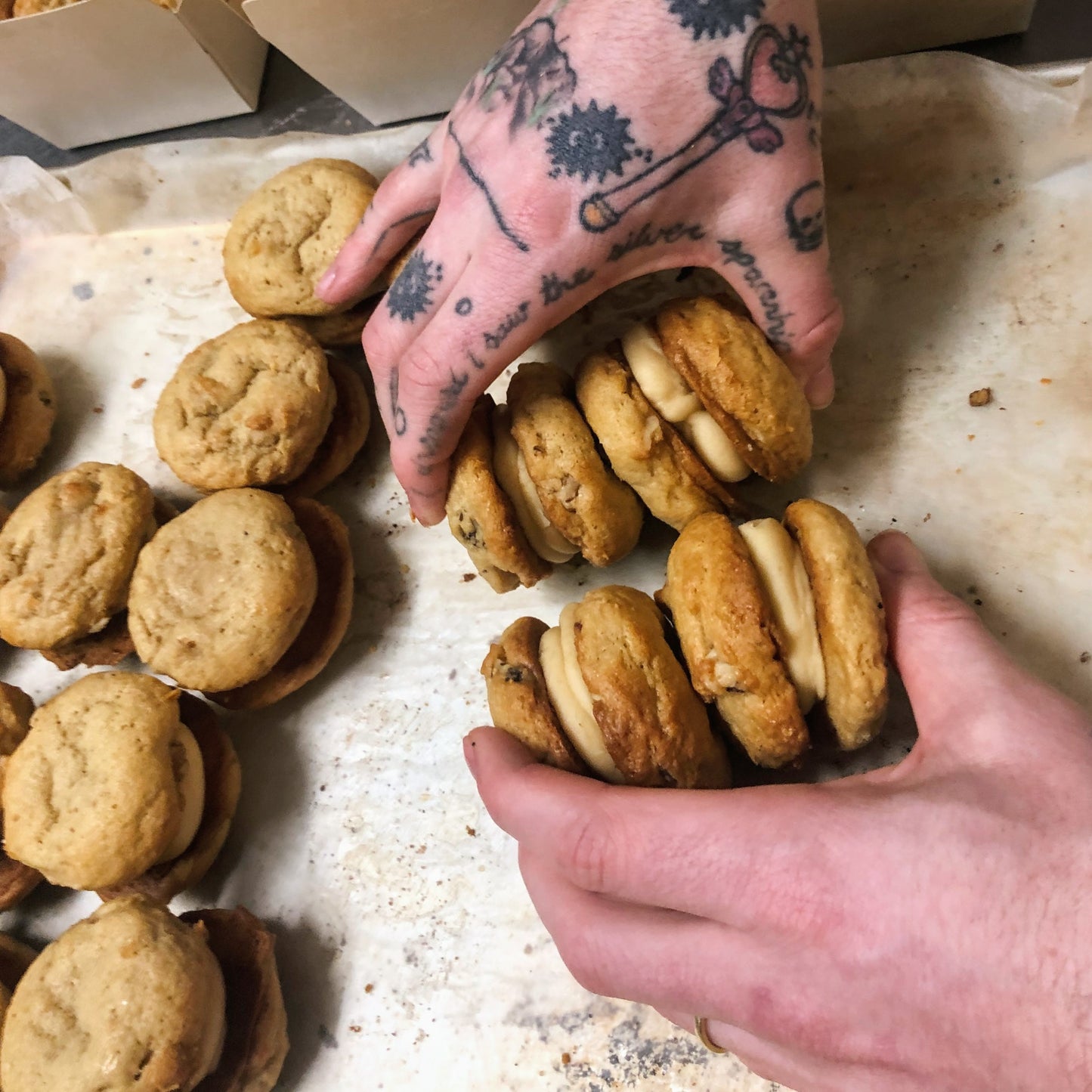 Cookie Sandwich Lime & Lavande